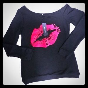NWT - Off the shoulder sweatshirt 💋